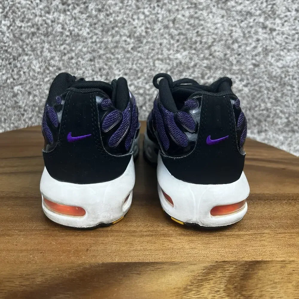 Nike Air Max Plus Running Shoes Youth 2.5Y Purple Black TN Tuned Air CD0610-024